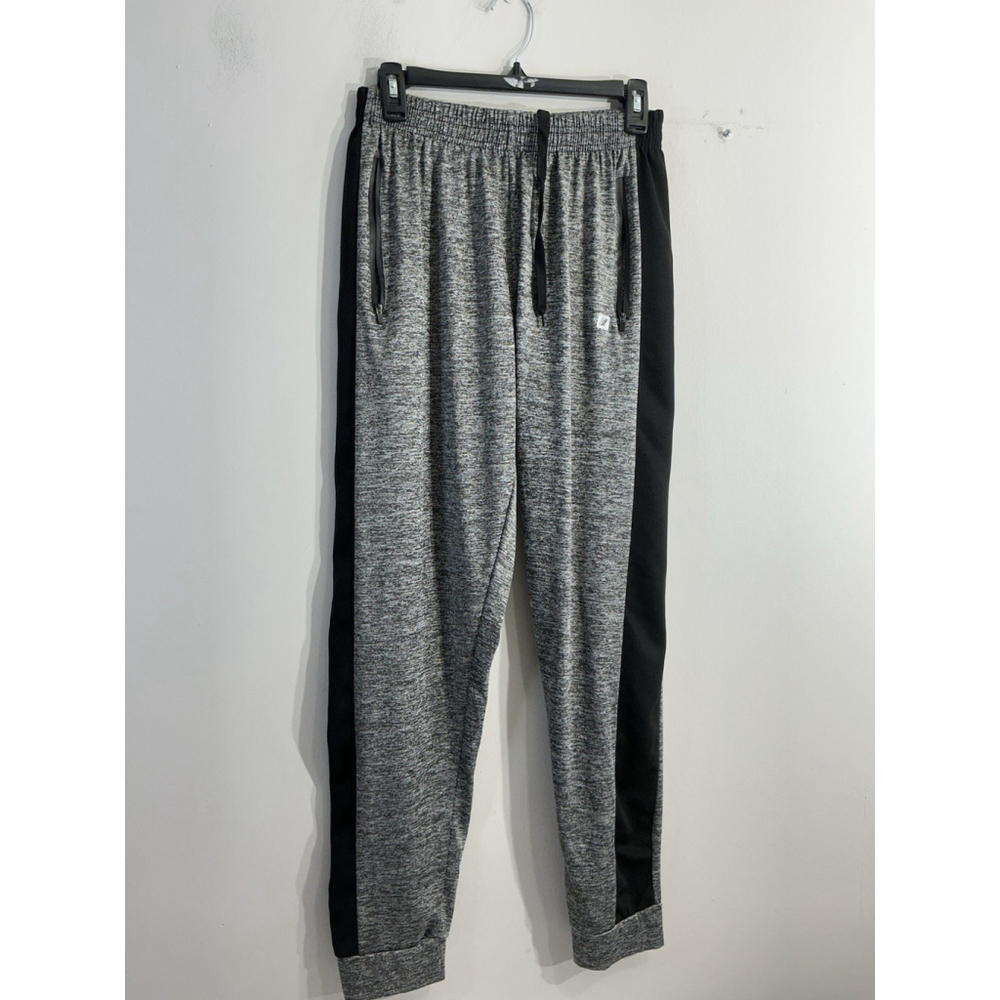 Men’s Cougar Sport Pullon Athletic Long Jogger Pants Black Large Elastic Waist